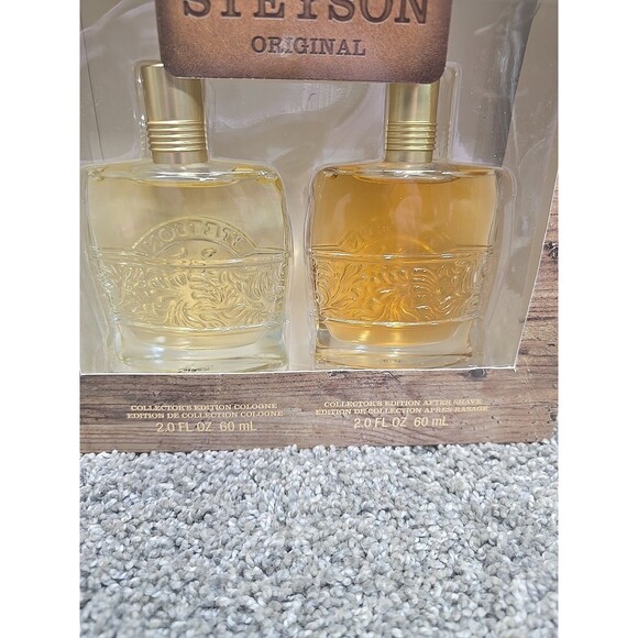 Stetson Original Collectors Edition Set Cologne 2.0 Oz & After Shave 2.0 Oz New - Picture 2 of 7